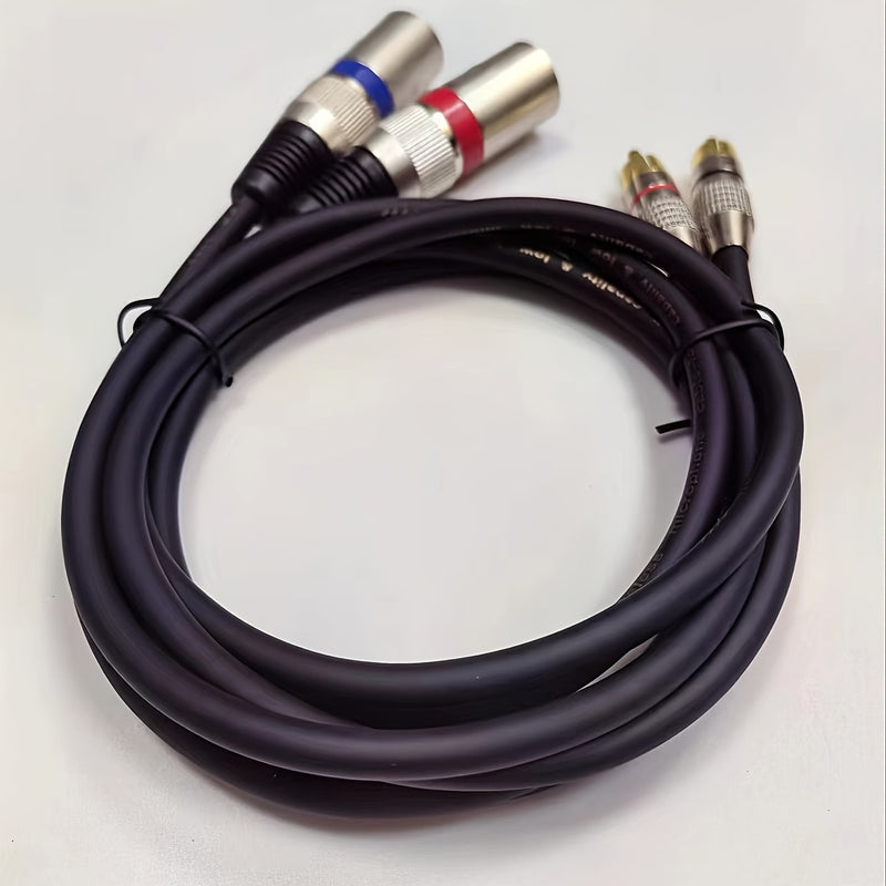 2 piezas de Cable de Audio RCA para Instrumentos Cannon