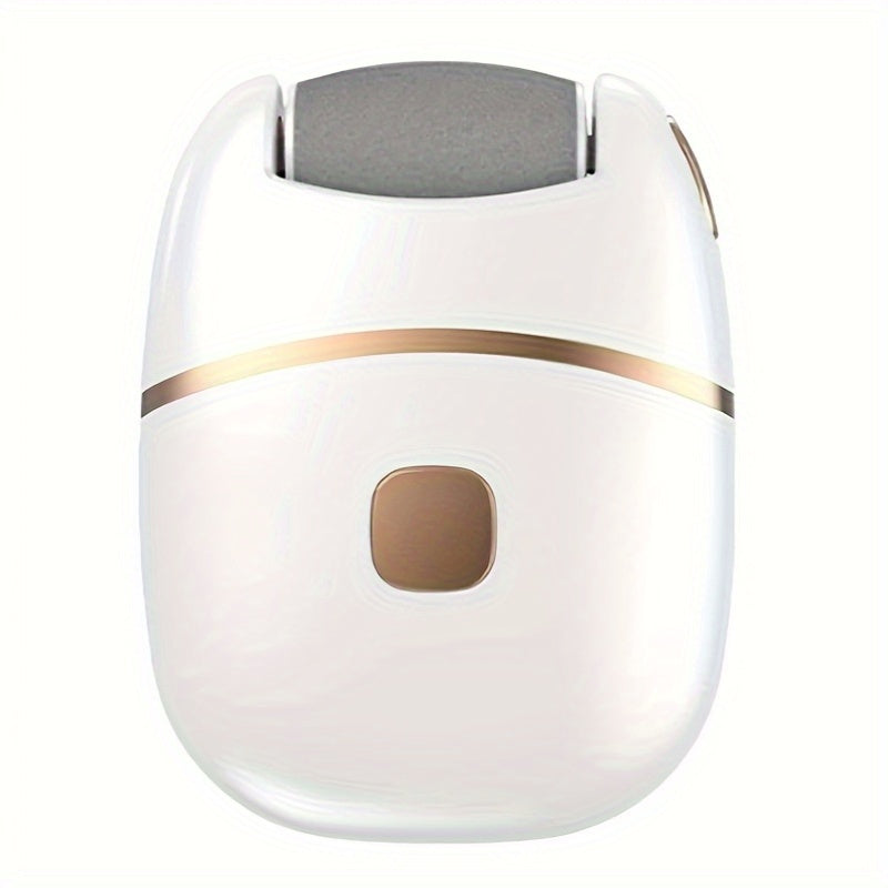 Afilador eléctrico de pies recargable - Herramienta de pulido sintética gruesa con carga USB, mango ergonómico y diseño compacto para uso doméstico, pedicura, cuidado de pies - Fomenta un desarrollo saludable, accesorio de pedicura, estética moderna, cue