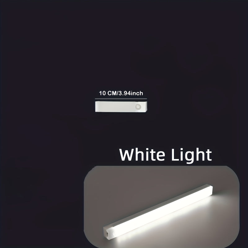 Luces LED con Control de Voz y Detección de Humanos, Patrón de Rayas Moderno, Instalación Independiente en el Techo, Iluminación Ajustable, Adorno de Metal Cepillado, Pantalla de Plástico, Batería de Litio Recargable, Carga USB, Adecuado para Dormitorio,