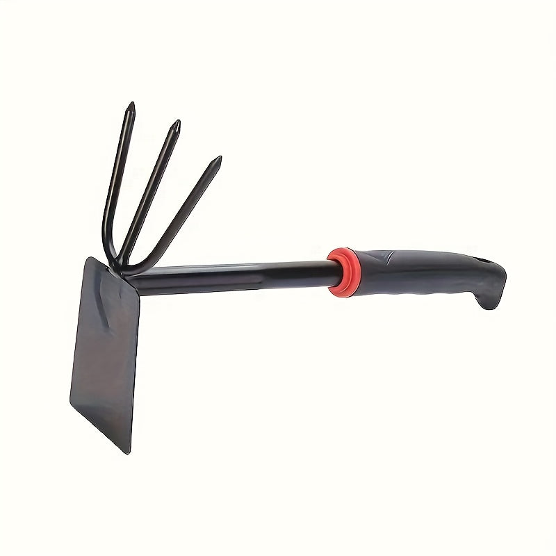 Juego de herramientas de jardinería de 3 piezas - Pala ancha de mano, rastrillo cultivado de mano, herramienta de plantación de doble cara para cavar, trasplantar y desmalezar - Adecuado para jardineros y amantes de plantas - Regalo ideal para jardinería
