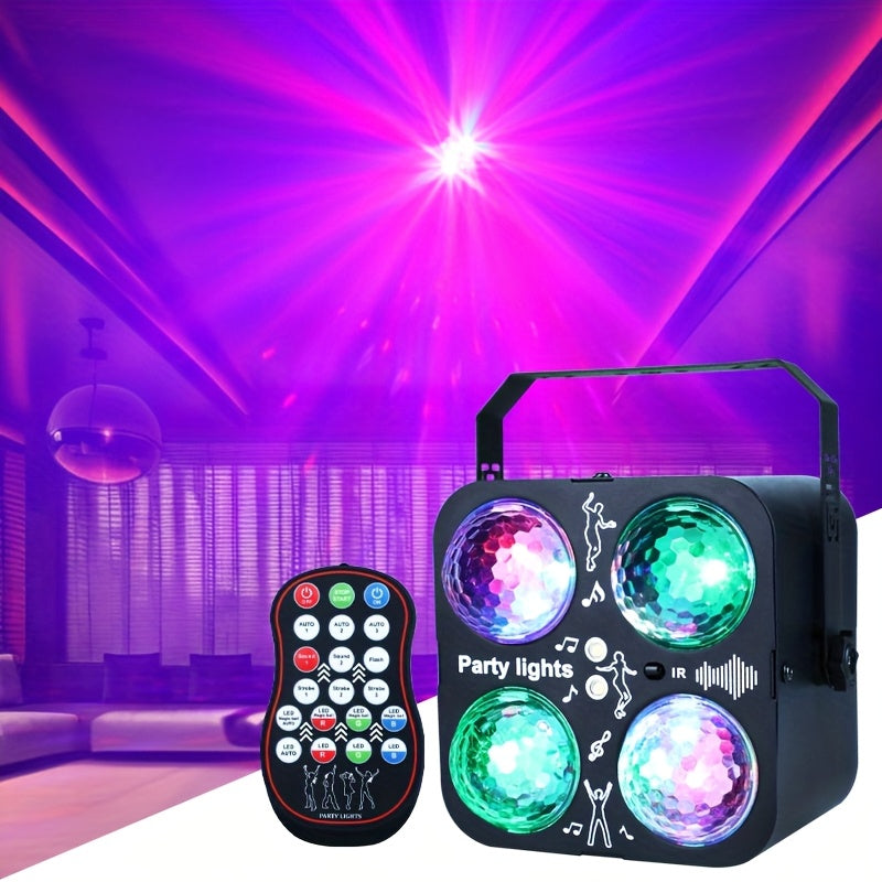 1pc barra de luces KTV disco LED para club nocturno, control por voz y mando a distancia, luz ambiental para bodas, karaoke, fiestas familiares, aplicable para Día del Trabajo, Halloween, Black Friday y Cyber Monday