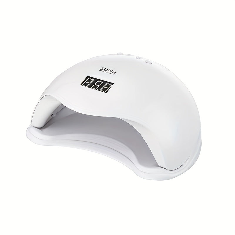 Base Desmontable / Lámpara de Uñas LED con Doble Fuente de Luz, 24 Luces LED, Temporizador y Sensor