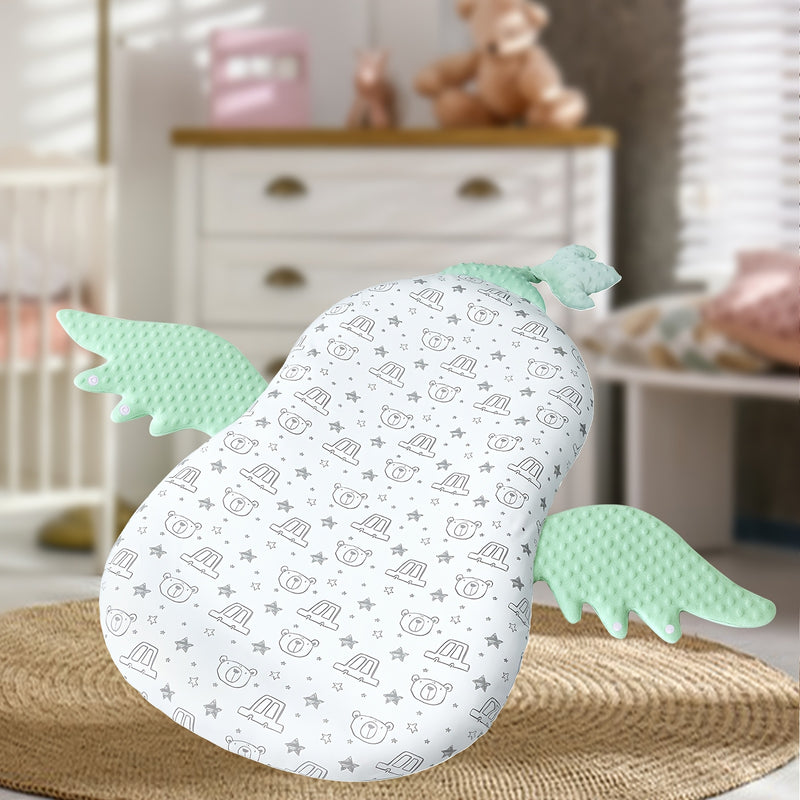 Nido portátil para recién nacidos, alfombrilla de juego transpirable y suave, regalos esenciales para bebés, nido portátil para bebés de 0-24 meses, ideal para el hogar y los viajes.
