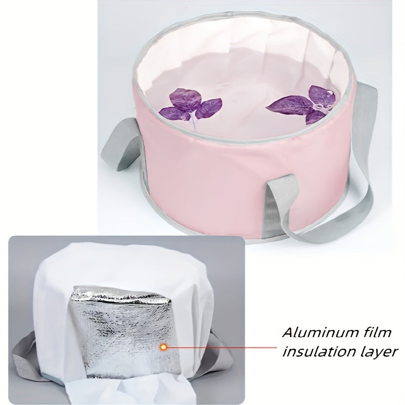 Bolsa de baño de pies, alta y profunda, para uso en casa, portátil, dispositivo de spa de pies, lavabo, dormitorio térmico, cubeta de baño de pies plegable.