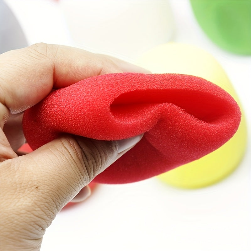 20pcs Cubiertas de Micrófono Gruesas Premium para Karaoke en Casa - Duraderas, No Desechables, Protección de Esponja a Prueba de Viento, Colores Surtidos