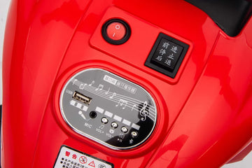 MOTO ELECTRICA INFANTIL !VELOCIDAD Y DIVERSIÓN A TODA MARCHA! J-MB6189 MUNBE ROJO