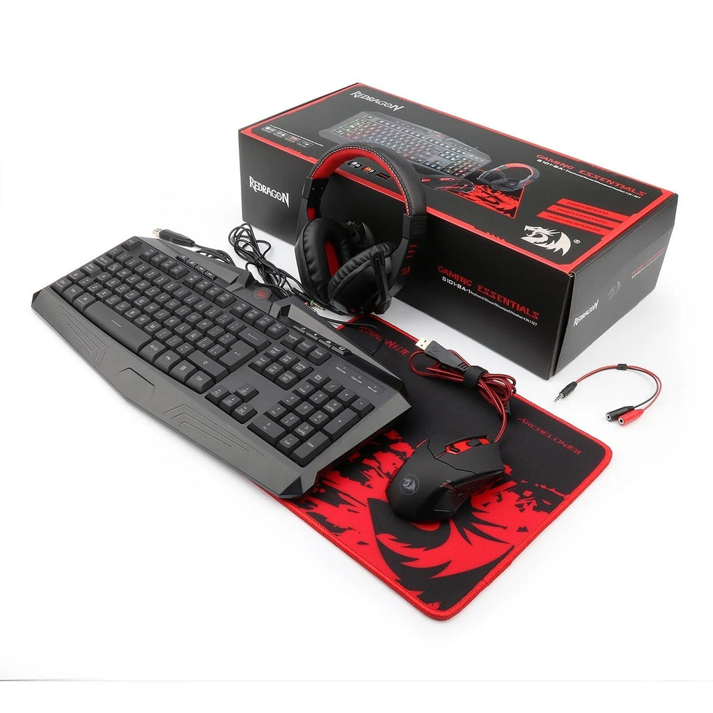 Combo Redragon 4 en 1  S101-BA
