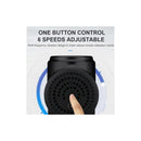 Masajeador Muscular Fascial Gun Kh-320 Vibratorio 4 Cabeza Color Plateado/negro 220v