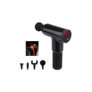 Masajeador Muscular Fascial Gun Kh-320 Vibratorio 4 Cabeza Color Plateado/negro 220v