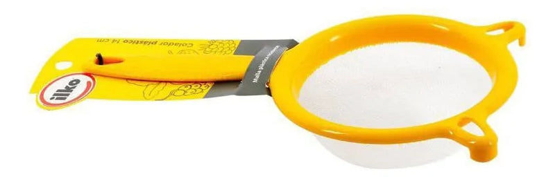 Colador De 14 Cm Ilko Plástico Malla Metálica