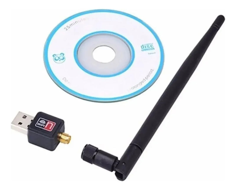 Adaptador Receptor Wifi Usb Inalambrico 1200 Mbps Con Antena