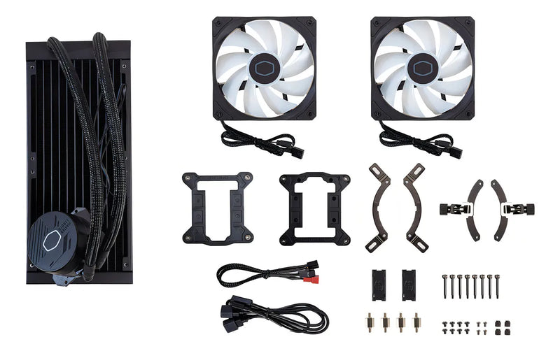 Enfriamiento Liquido Cooler Master Masterliquid 240l Led Negro
