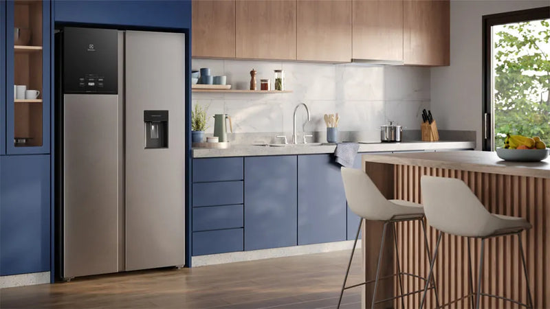 Nevecón Electrolux No Frost Side By Side 619l Inverter Au... Gris