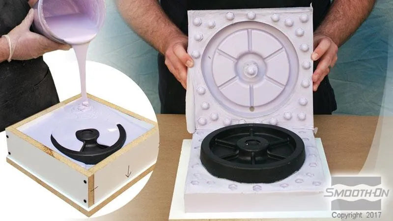Caucho Silicona Mold 25 Estaño Liquido Moldes 1kiloescultura