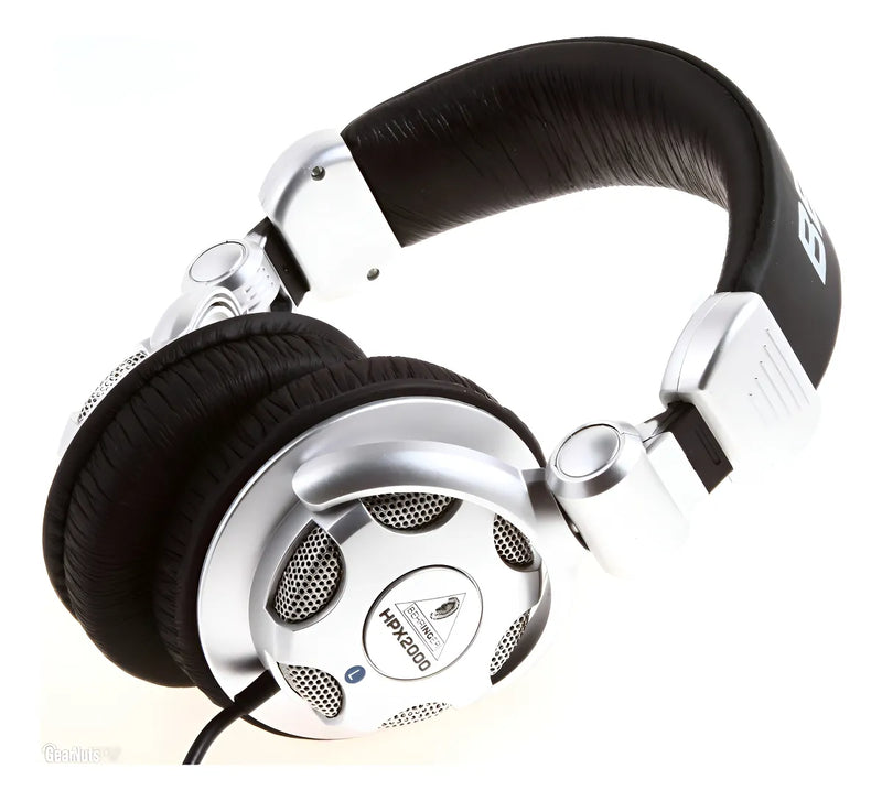 Fone de ouvido over-ear Behringer HPX2000 plateado e negro
