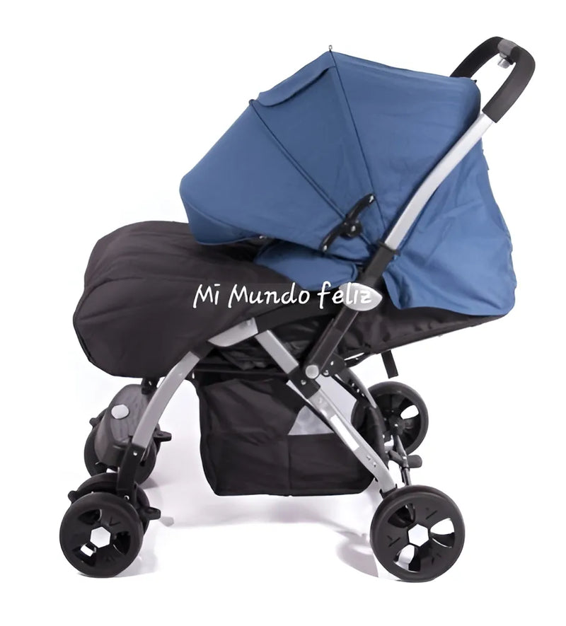 Coche de paseo Ebaby KUPER Coche Cuna azul