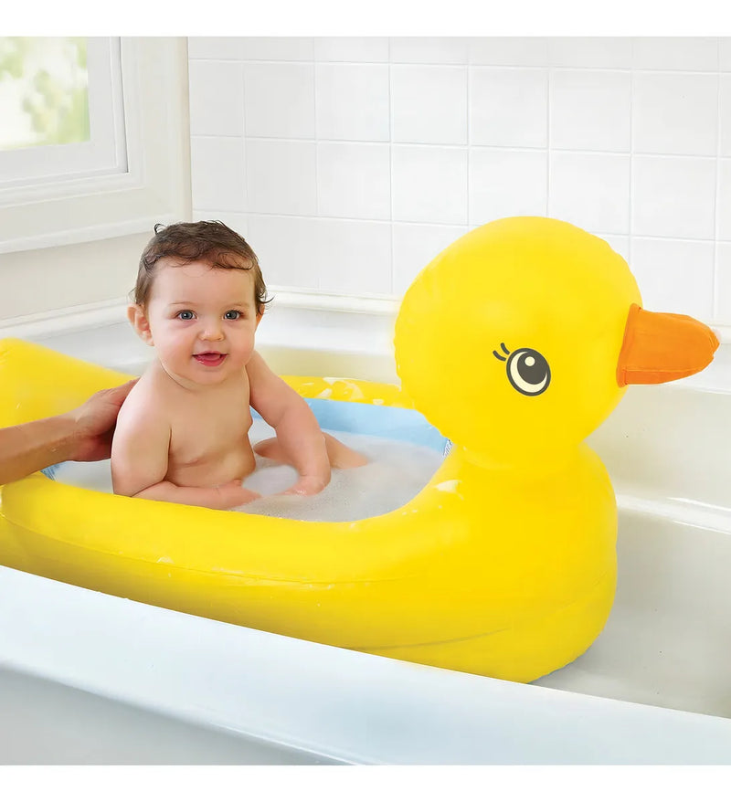 Bañera inflable Munchkin Duck para bebé de más de 6 meses, color amarillo