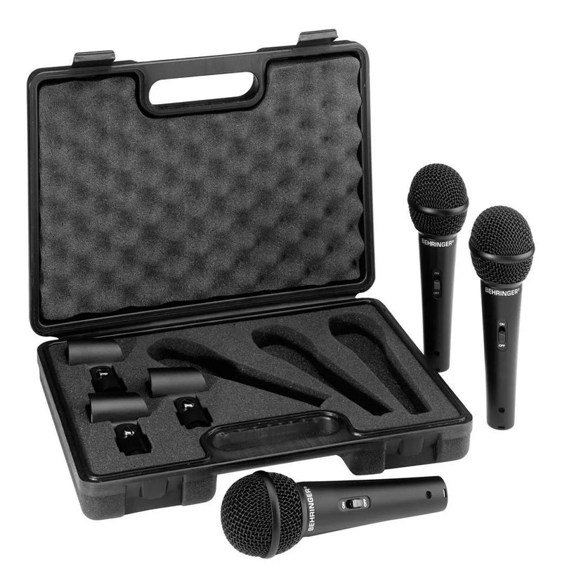 Micrófonos Behringer Ultravoice XM1800S Dinámico Supercardioide color negroS