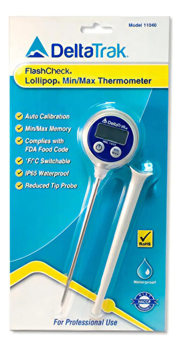 Deltatrak 11040 Flashcheck Lollipop Minmax Autocal Thermomet