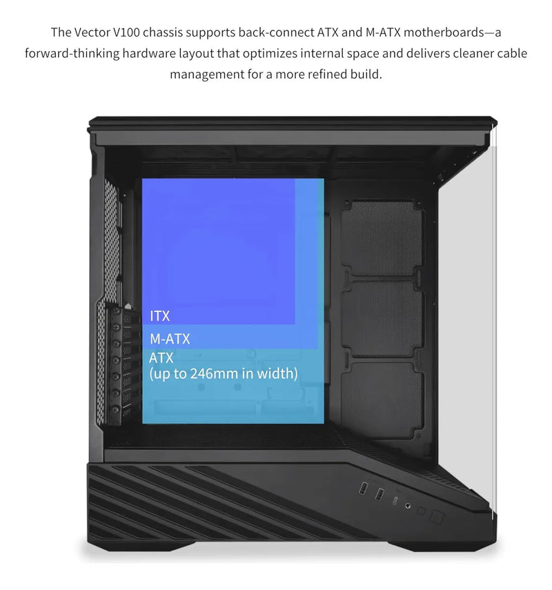 Gabinete Lian Li V100: Estilo Y Rendimiento Superior