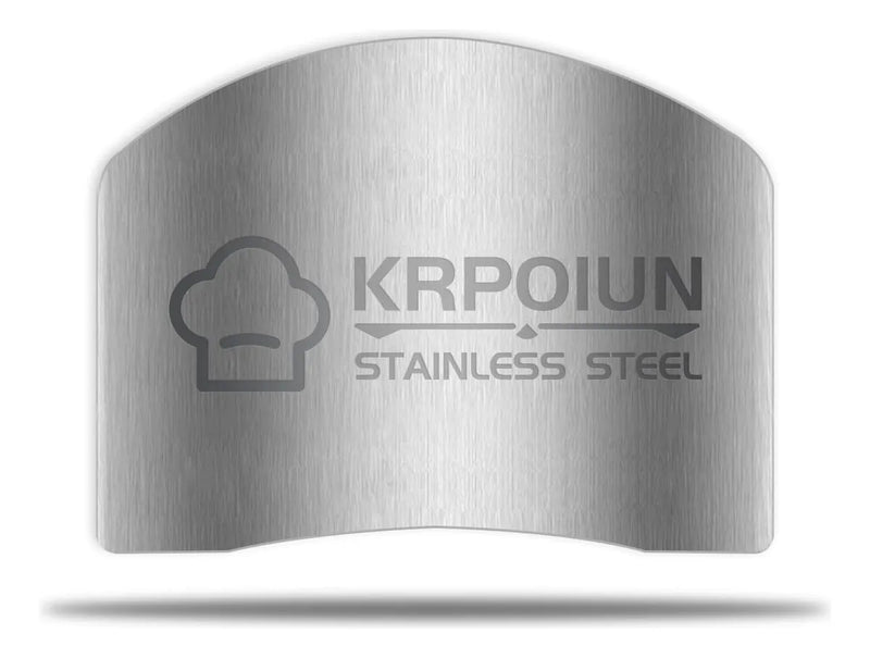 Herramienta De Cocina De Acero Inoxidable, Protector De Dedo Gris