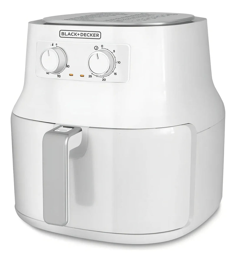 Freidora De Aire Black And Decker 4.5 Litros Hf4004w Blanco