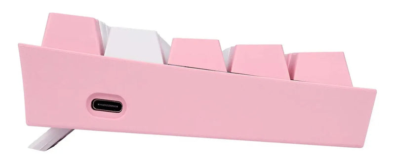 Teclado Redragon K616-rgb Fizz Pro Red Español - White/pink Color Del Teclado Blanco/rosa