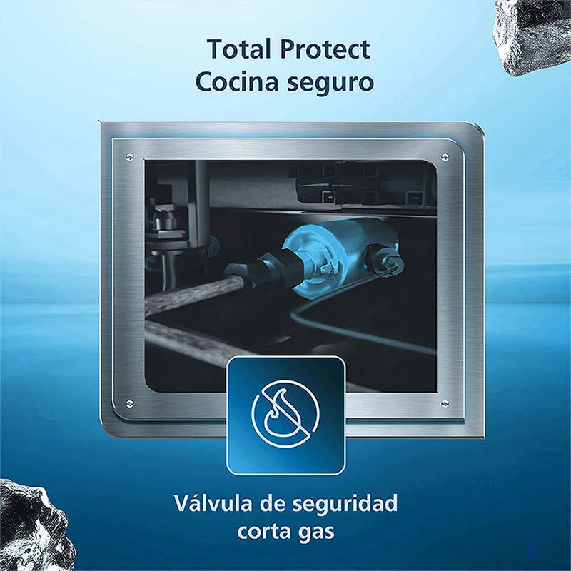 Estufa De Piso A Gas 60 Cm Inox Mabe Emc6050nfx1