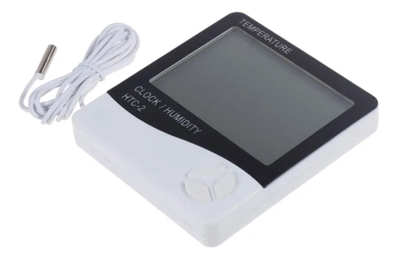 Reloj Termohigrometro Digital Sonda Temperatura Humedad Htc2