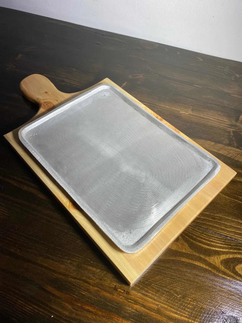 Tablas Churrásqueras Por 4 Unidades, Madera Y Aluminio