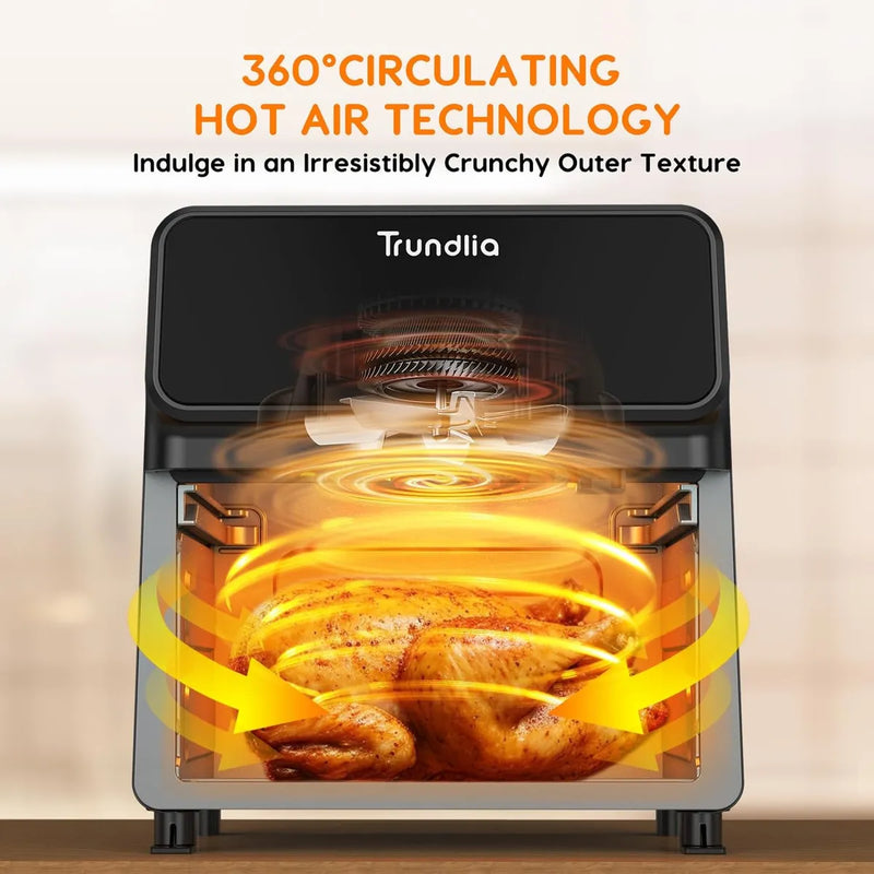 8en1 Air Fryer 6.3quart Metal Smart Combo Oven 1500w Ai...