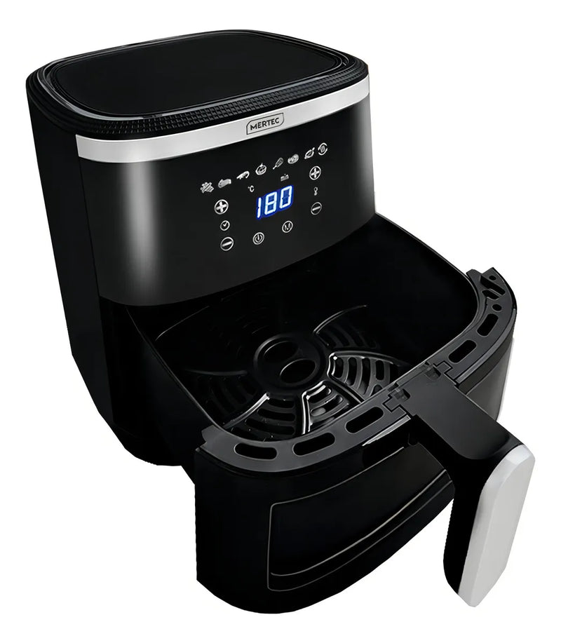 Freidora de aire digital Mertec 4.2L color negro