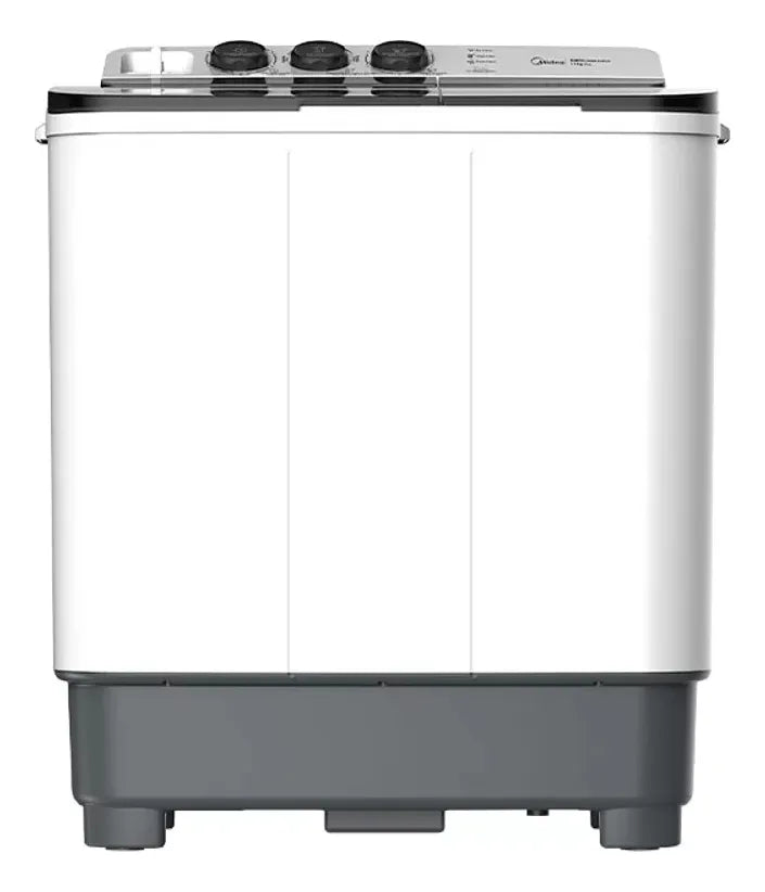 Lavadora Doble Tina 10kg-5kg Centrifugado Blanca Midea Blanco