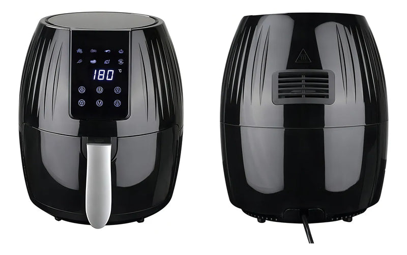 Freidora De Aire Pantalla Digital Bioaura Kitchen Frei01 Negro 1300 W