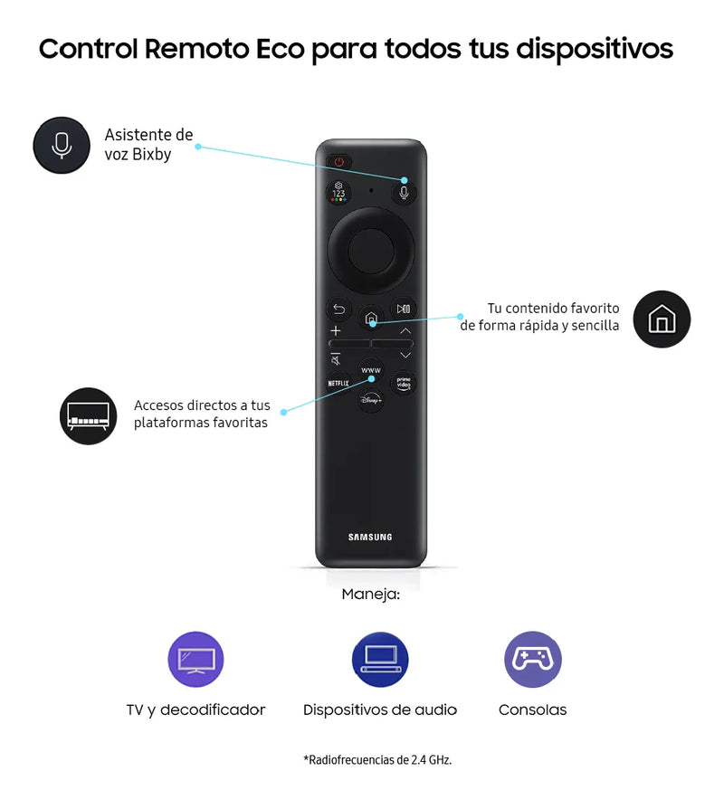 Smart Tv Samsung QN65Q60DAKXZL 65" 4K QLED