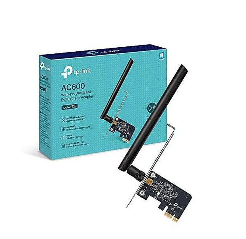 Tarjeta De Red Pci-e Wifi Dualband Ac600, Tp-link Archer T2e