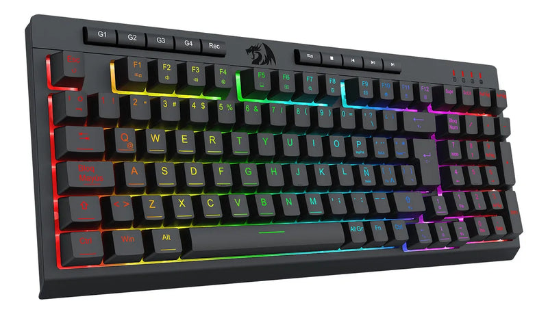 Kit Teclado/ Mouse/ Diadema/ Mousepad Redragon S147 Negro