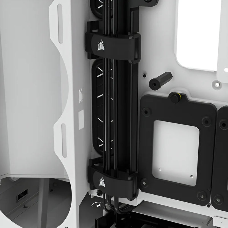 Gabinete Corsair Icue 5000x Rgb Blanco Vidrio Templado Atx