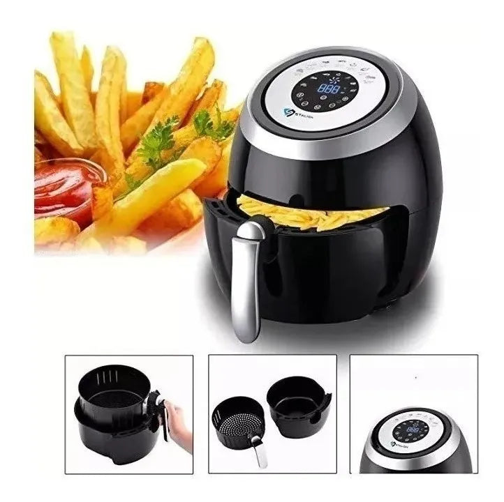Freidora Sin Aceite Digital 4.2 Air Fryer Negro
