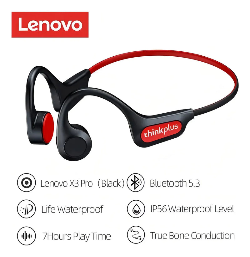 Audífonos Inalámbricos Conducción Ósea Lenovo Thinkplus X3 Pro