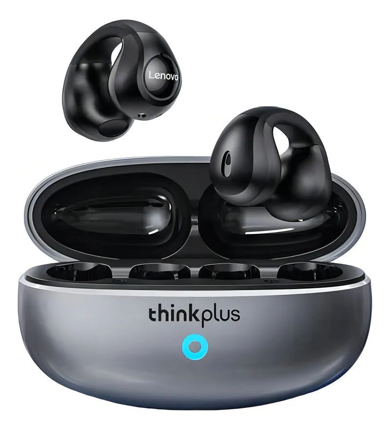 Auriculares inalámbricos Bluetooth Lenovo Livepods Xt83 Tws, color gris y negro
