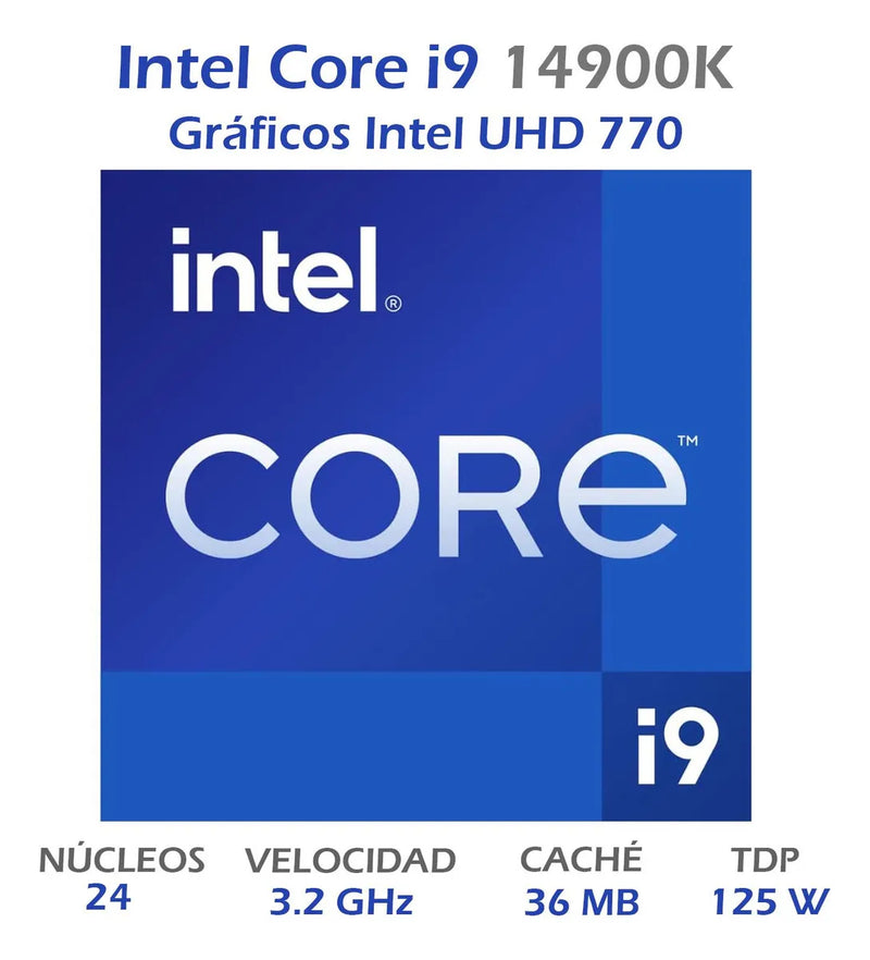 Procesador gamer Intel Core i9-14900K