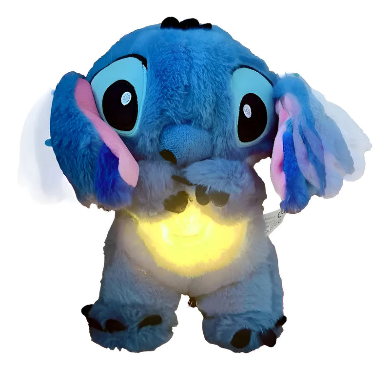 Peluche Respira Ansiedad Bebe Regalo Luz Y Sonido Recargable Azul