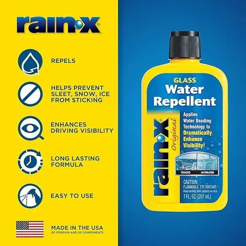 Rainx Repente De Agua Y Lluvia Para Vidrio 207ml