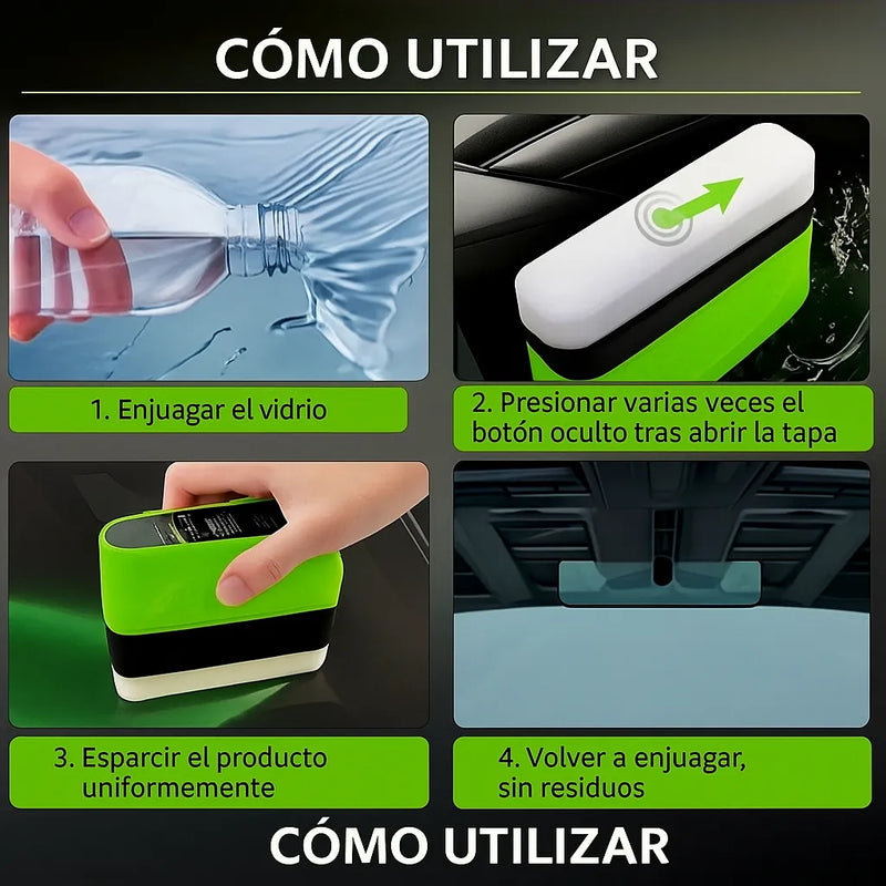 Limpiavidrios Ventanas Auto Película Oil Secado Instantaneo