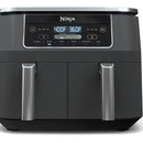 Freidora De Aire Ninja 7.6 Litros 2 Canastas Airfryer 2022 Gris Oscuro