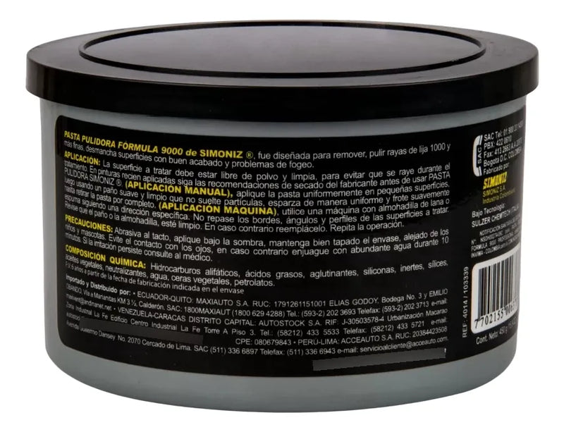 Pasta Pulidora Rubbing Quita Rayones Manchas Pulimento Pintu