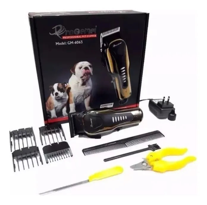 Maquina Peluquera Mascotas Profesional Canina Pet Color Dorado
