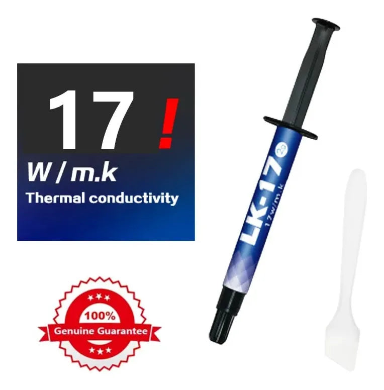 Pasta Térmica Lk-17 Gamer 2g 17w/mk Original Bolsa Sellada