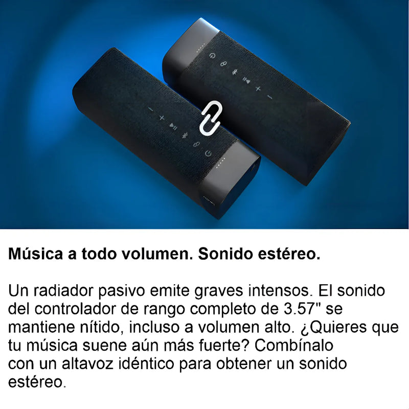 Bocina Philips Tas7505/00 Portátil Con Bluetooth Carga Celulares Color Gris